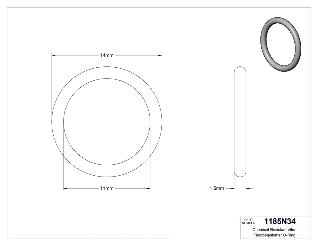 Technical drawing - 1185N34